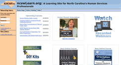 Desktop Screenshot of ncswlearn.org
